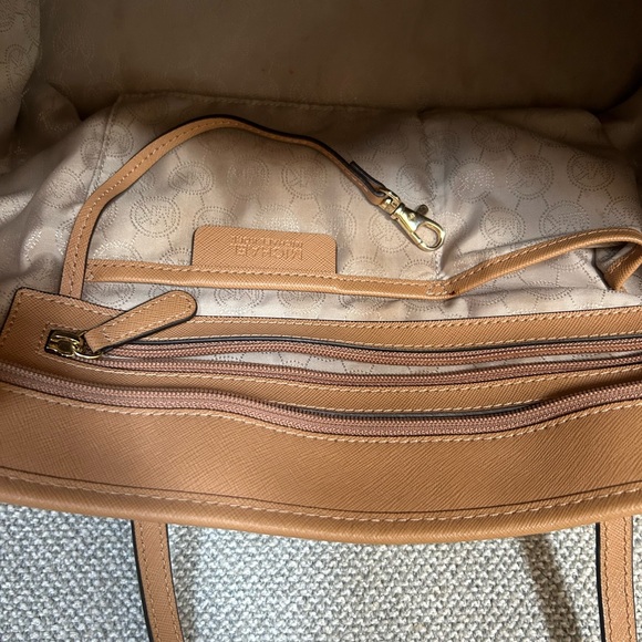 MICHAEL KORS 2TONE JET SET SHOULDER TOTE HANDBAG - Picture 5 of 9